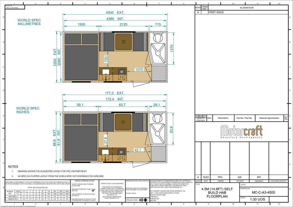 Prefab Kit 4.5m (SKU 0464)