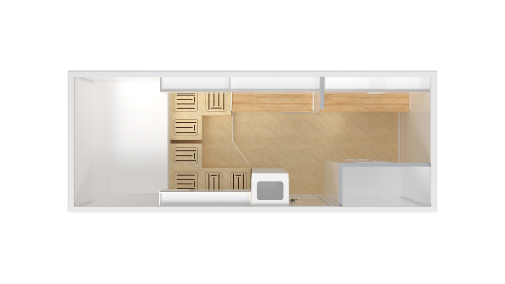 Prefab Kit 6.5m - Work Space Configuration (SKU 0468)