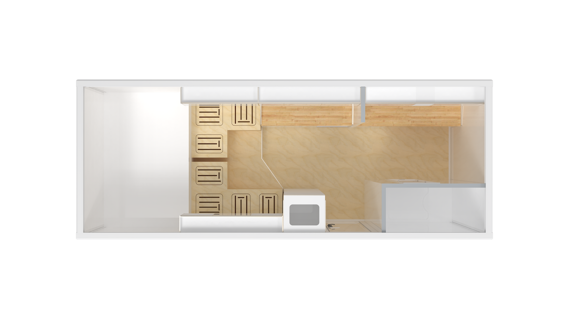 Prefab Kit 6.5m - Work Space Configuration (SKU 0468)