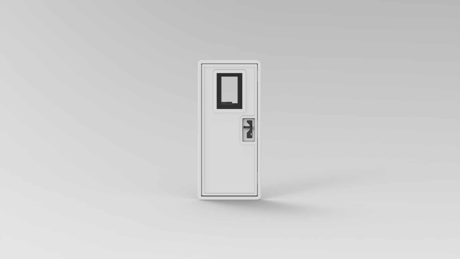 Entrance Door w/ Opening Window - 0.7m (SKU 0821)