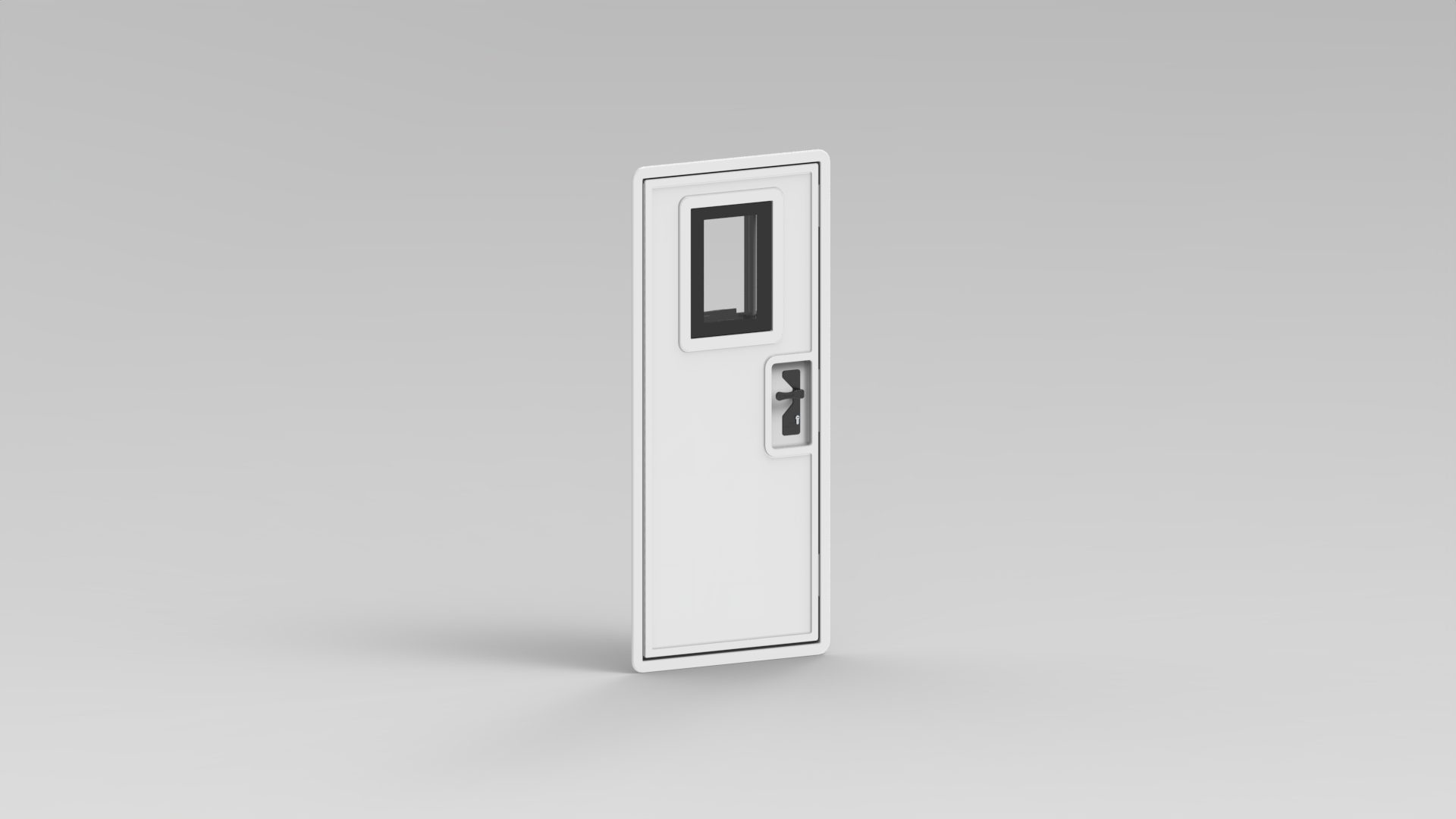 Entrance Door w/ Opening Window - 0.7m (SKU 0821)