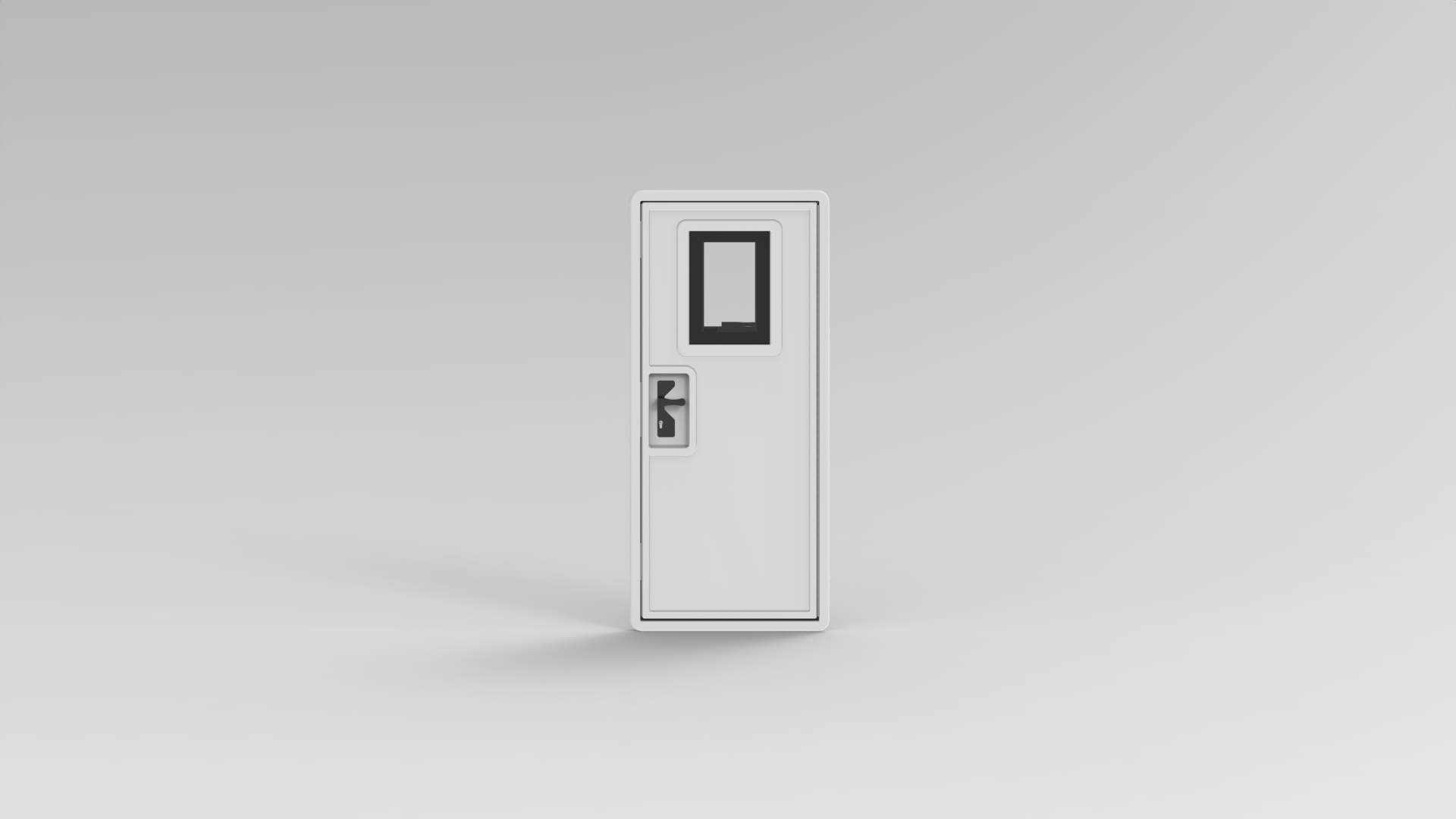 Entrance Door w/ Opening Window - 0.7m (SKU 0821)