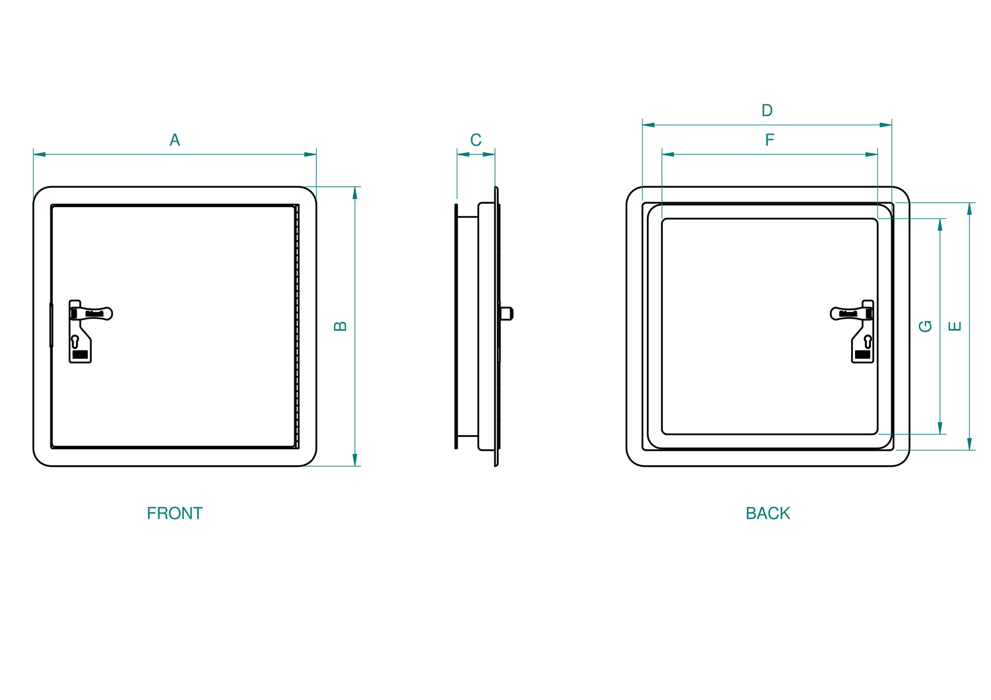 Crawl Through Hatch - 610 x 915mm (SKU 2602)