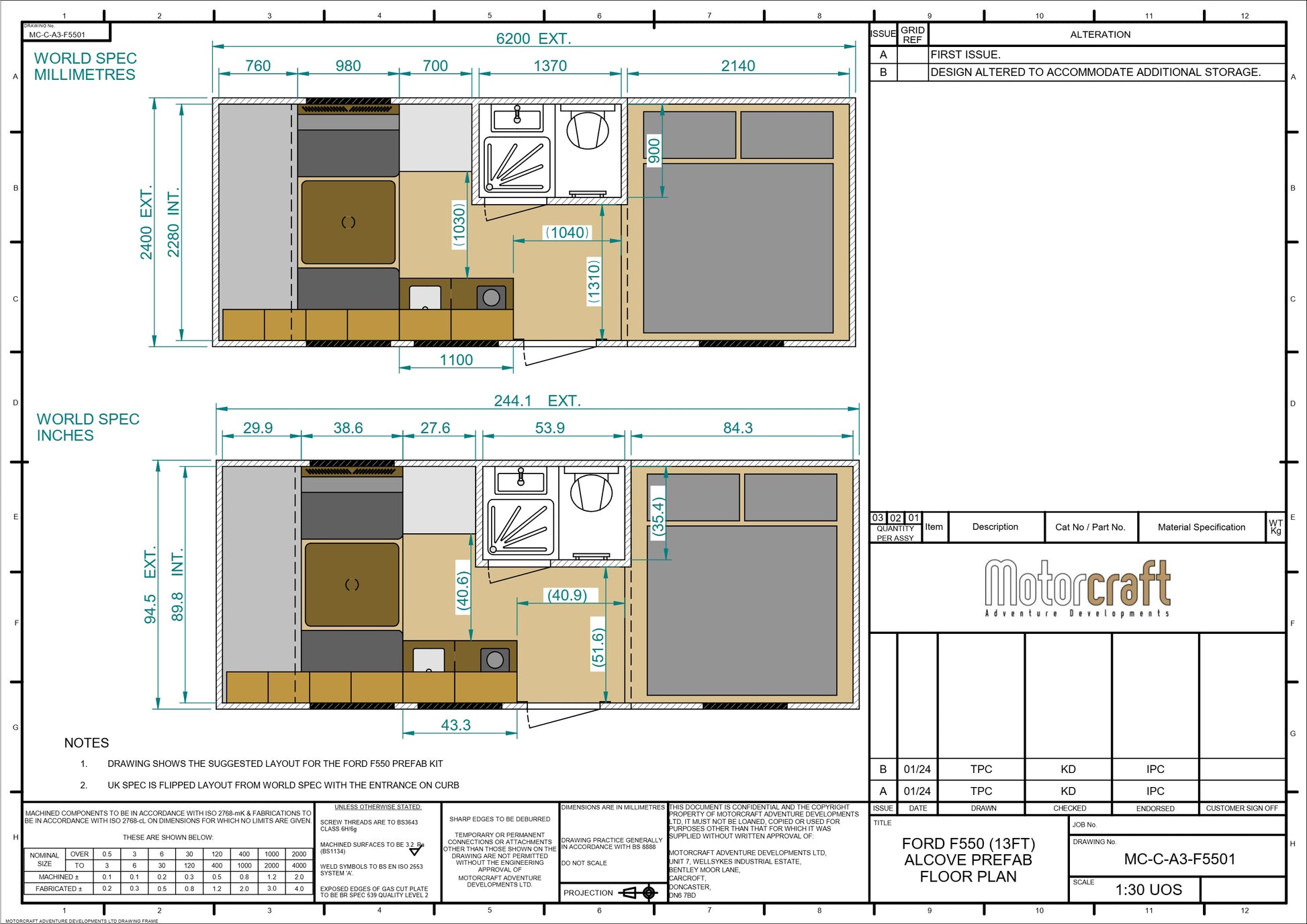 Prefab Kit - Ford F550 Design (SKU 2890)