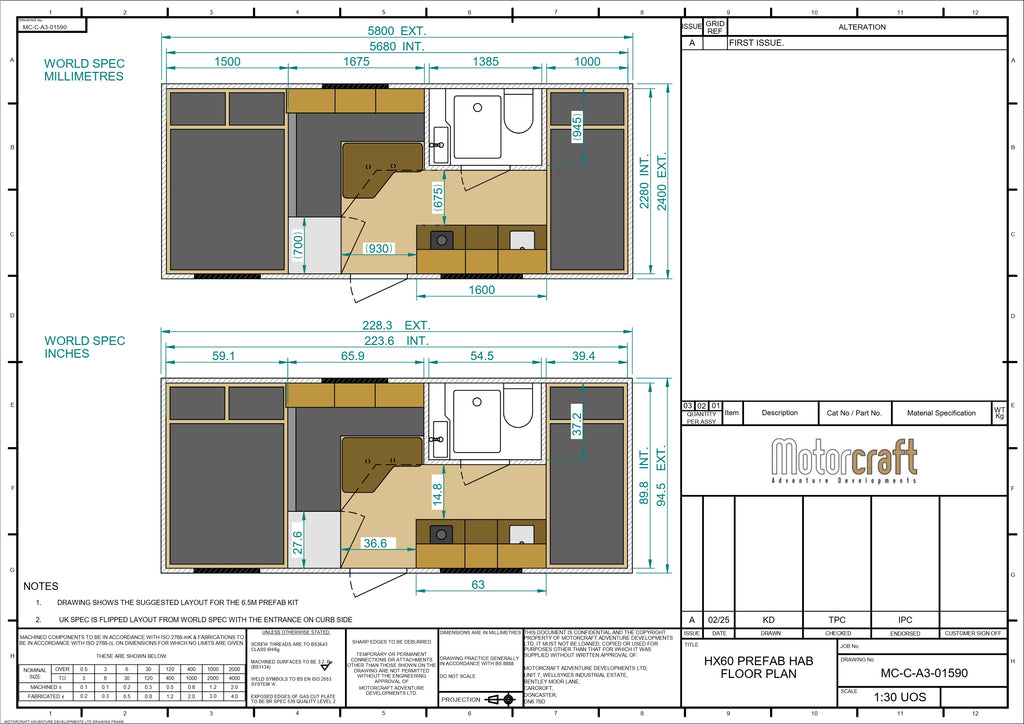 Prefab Kit - HX60 Design (SKU 2891)
