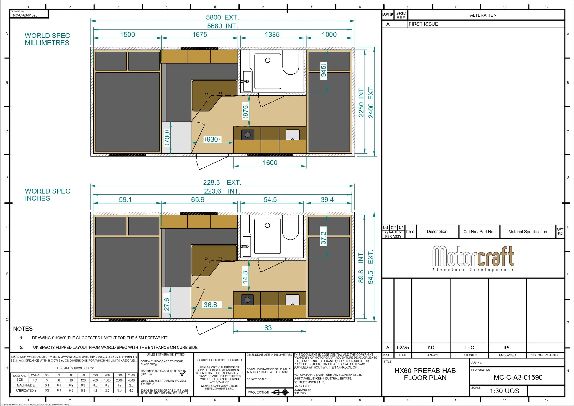 Prefab Kit - HX60 Design (SKU 2891)