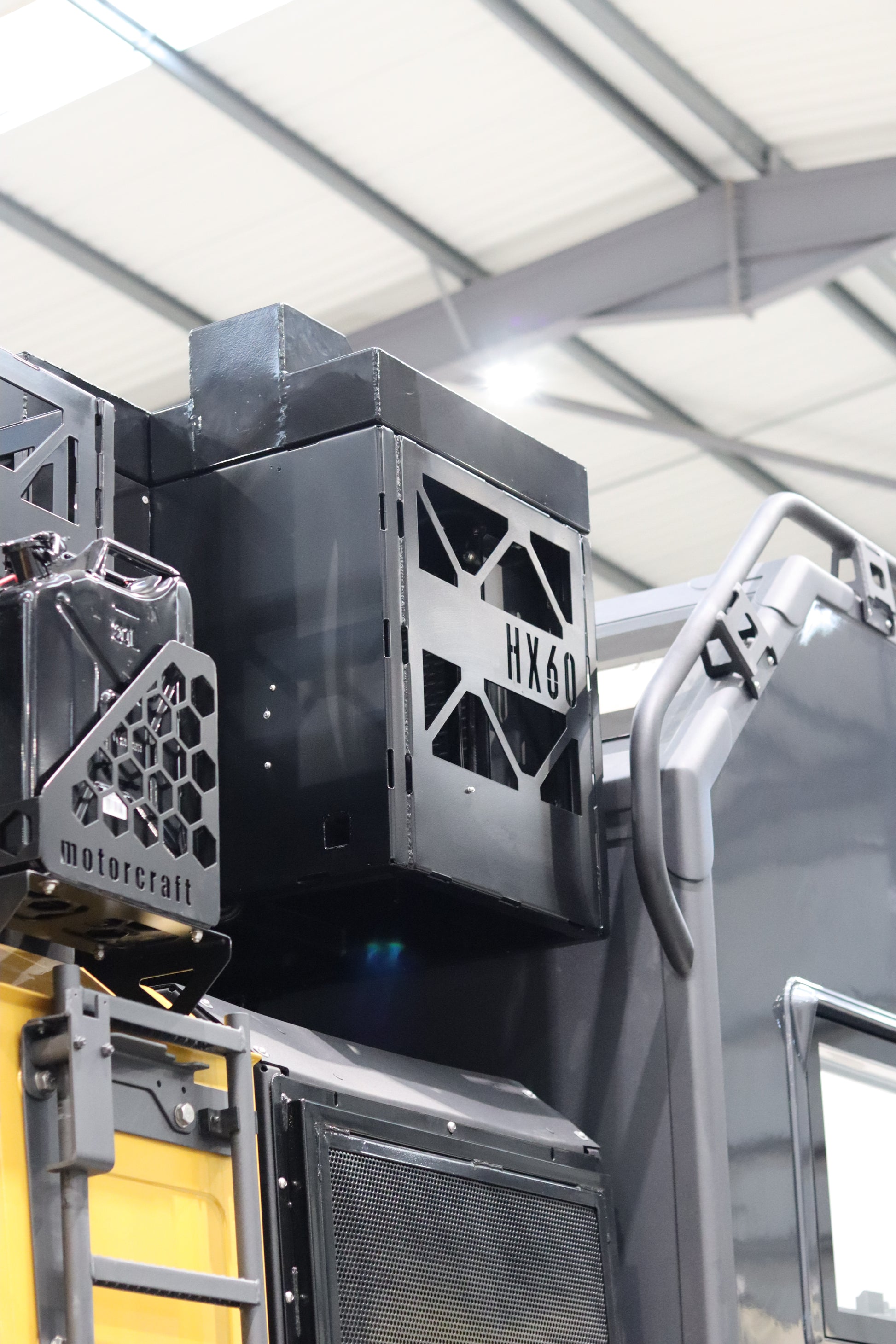 HX60 Rear Roof Basket - Above Spare Wheel (SKU 0121)