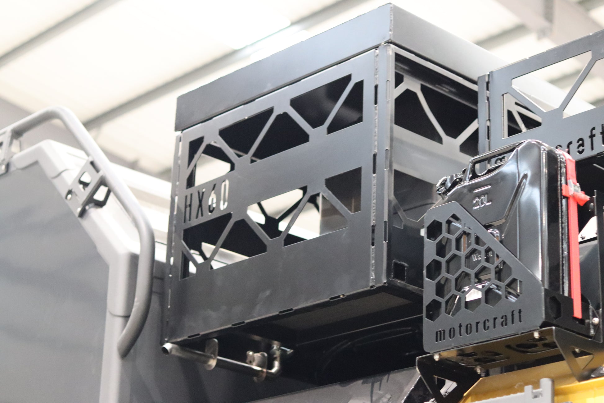 HX60 Rear Roof Basket - Above Spare Wheel (SKU 0121)