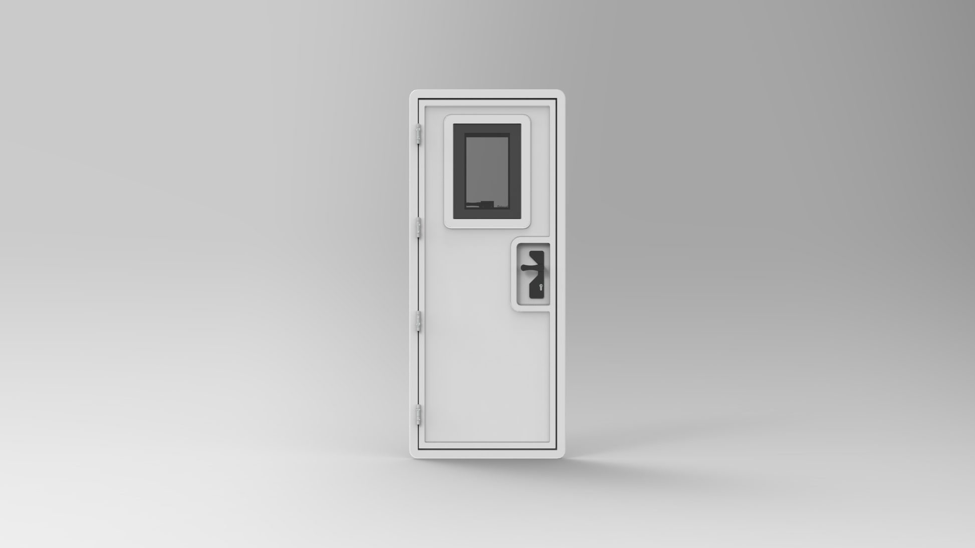 Entrance Door w/ Opening Window - 0.65 x 1.75m (SKU 5061)