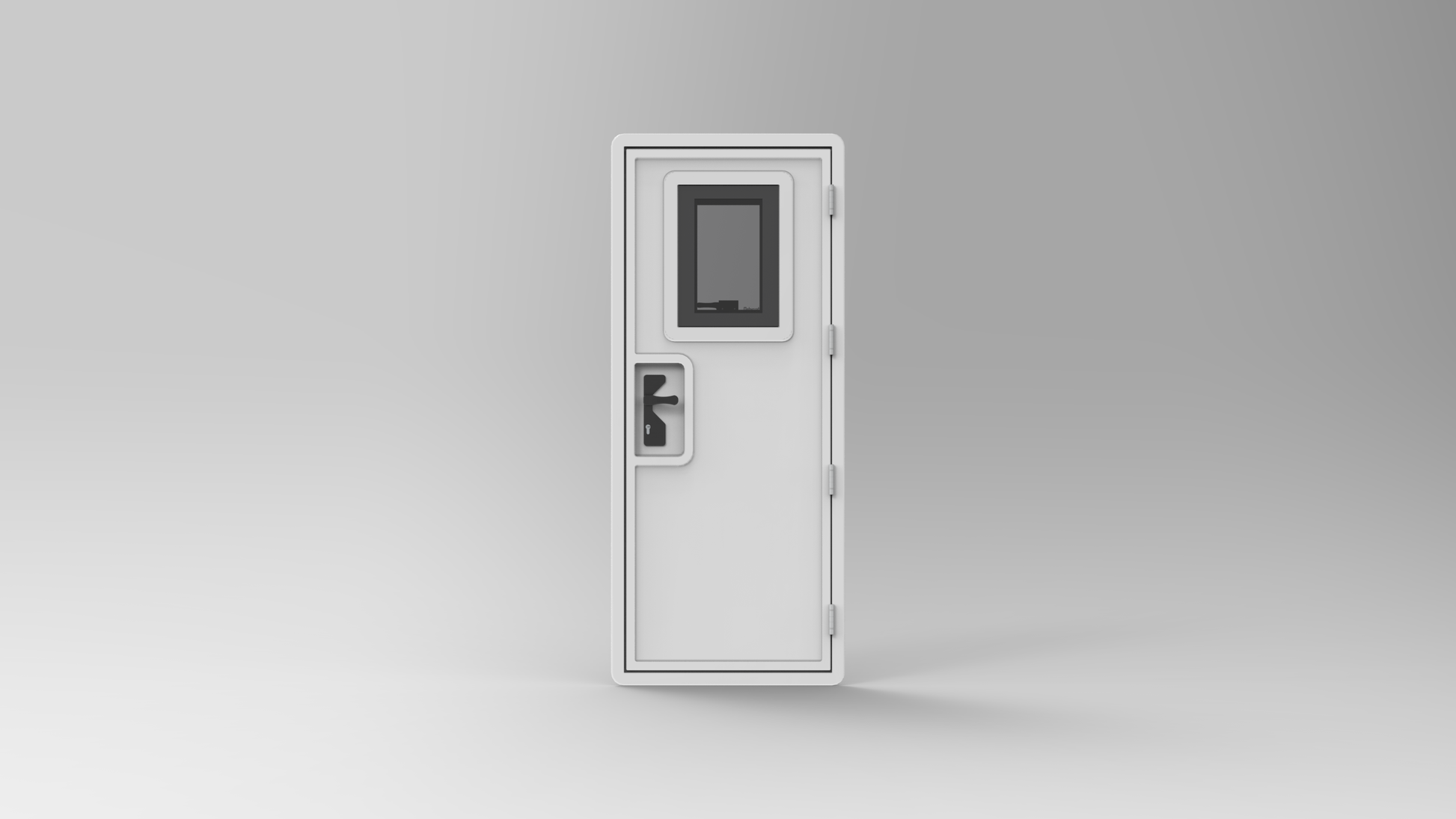 Entrance Door w/ Opening Window - 0.65 x 1.75m (SKU 5061)