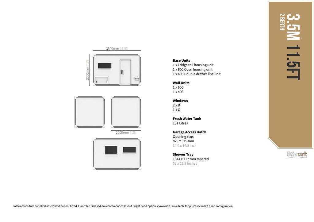 Prefab Kit 3.5m (SKU 2889)