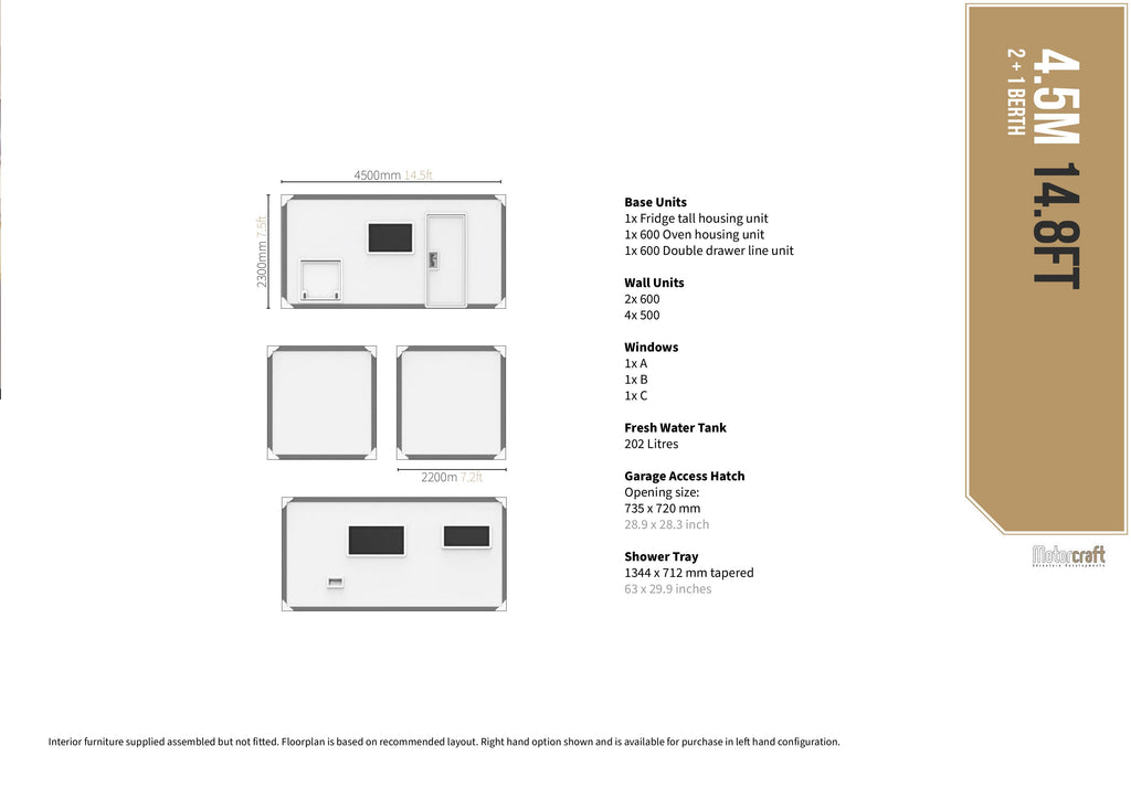 Prefab Kit 4.5m (SKU 0464)