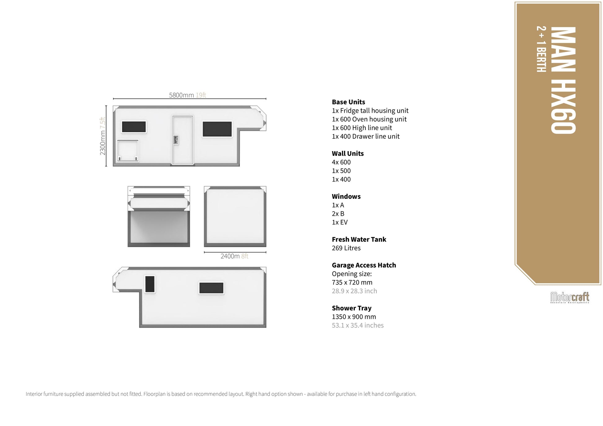 Prefab Kit - HX60 Design (SKU 2891)