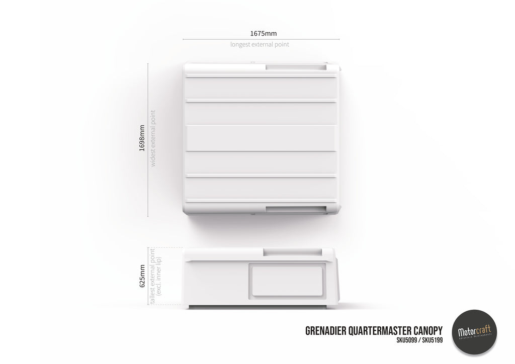 Motorcraft Hardtop Canopy for INEOS Grenadier Quartermaster