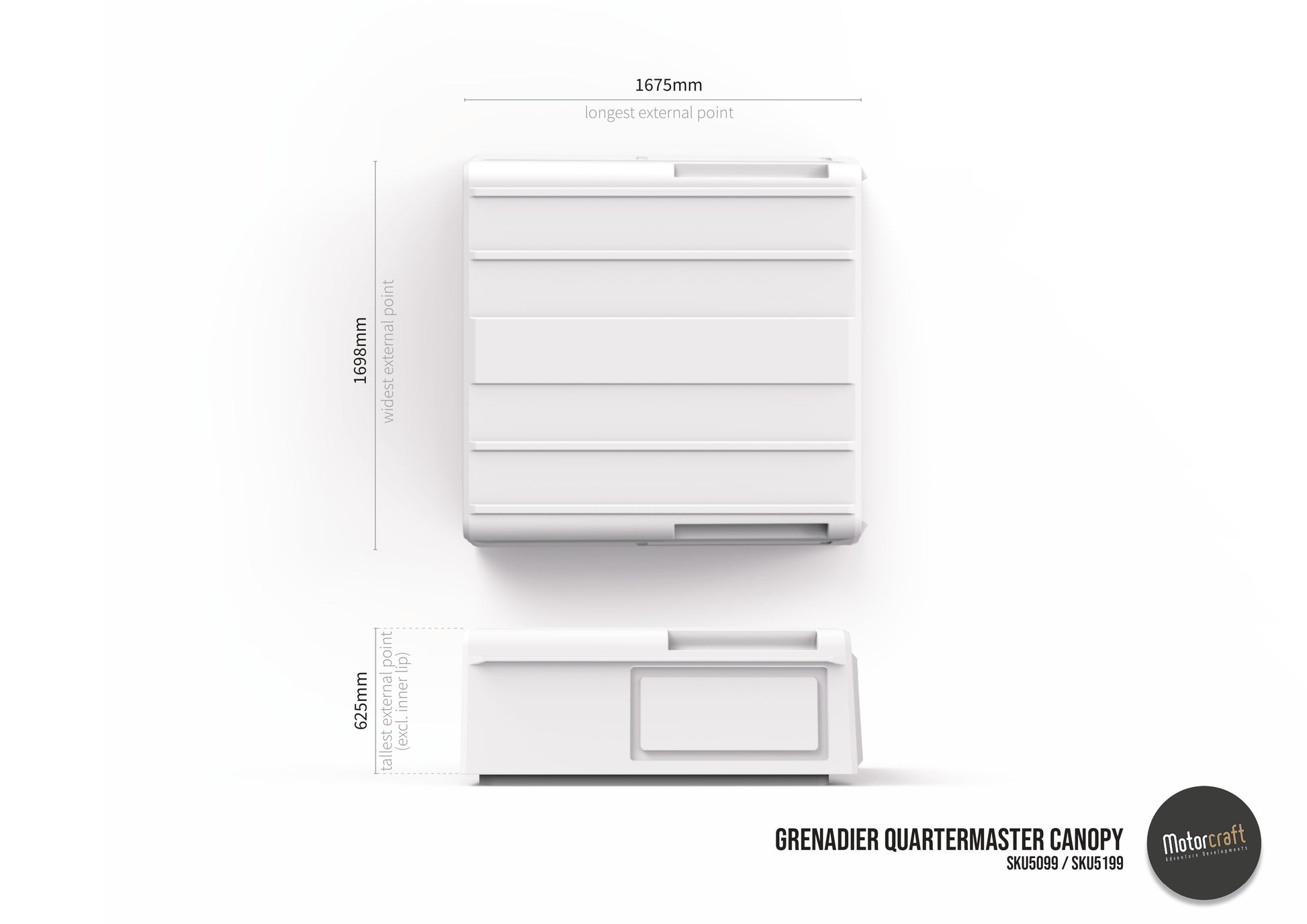 Motorcraft Hardtop Canopy for INEOS Grenadier Quartermaster