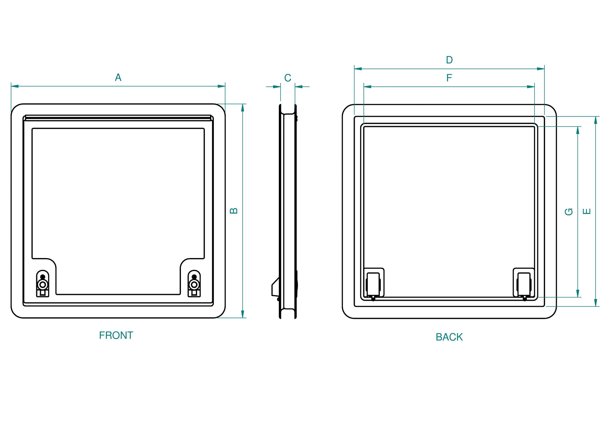 Large Access Hatch - 1750 x 860mm (SKU 3809)