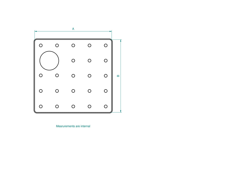 550 x 500mm Shower Tray