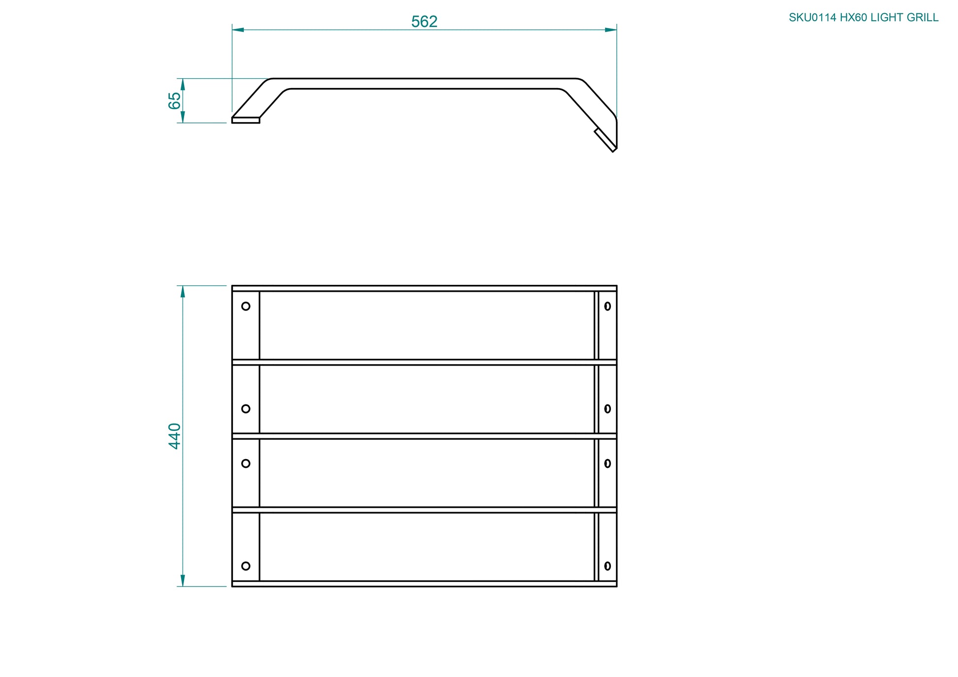 HX60 Headlight Grills Pair (SKU 0114)