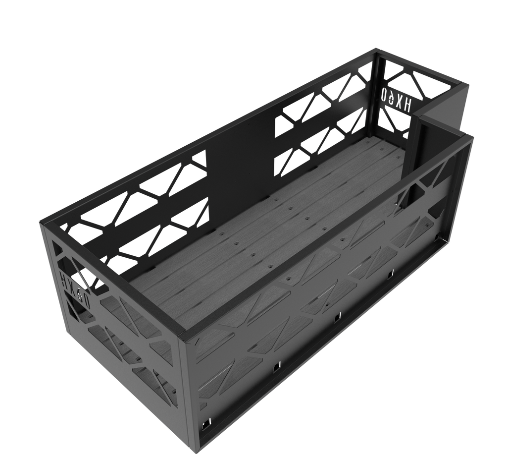 HX60 Rear Roof Basket - Above Spare Wheel (SKU 0121)