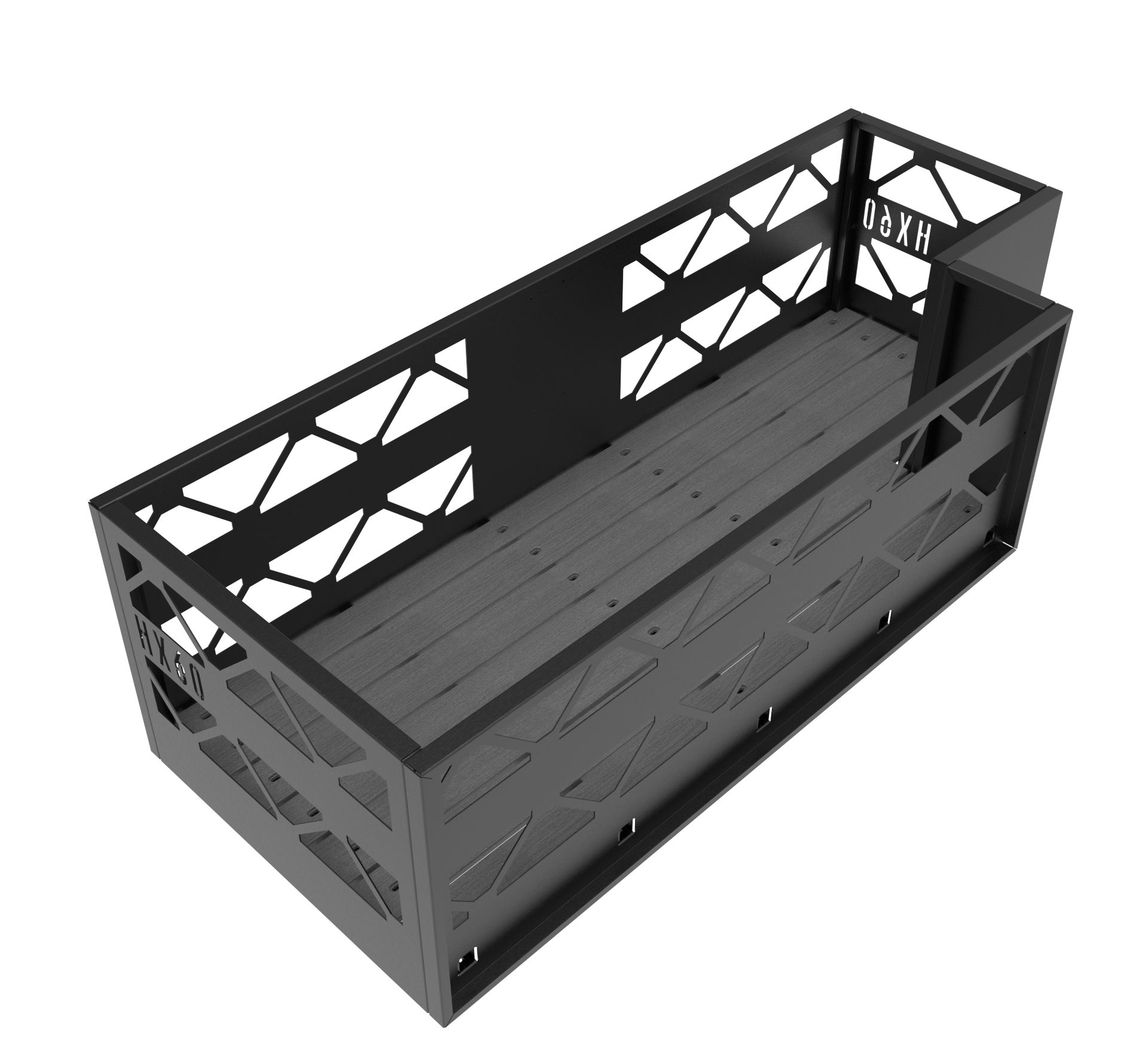 HX60 Rear Roof Basket - Above Spare Wheel (SKU 0121)