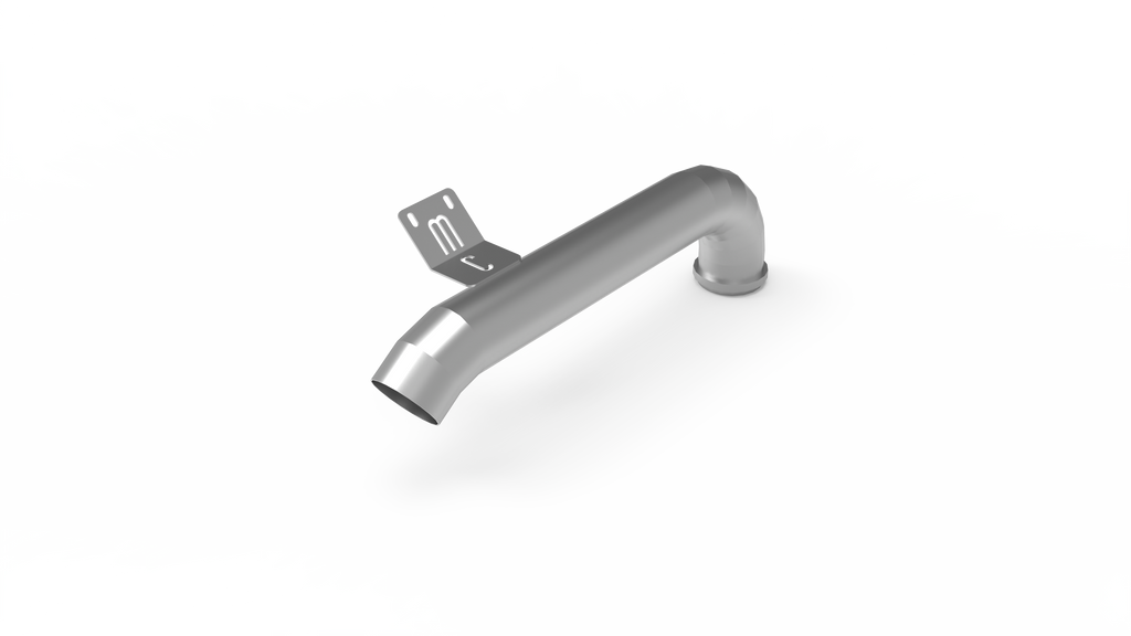 HX60 Stainless Exhaust Relocation Side Exit (SKU 0133)