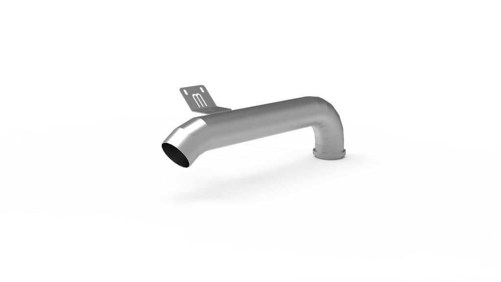 HX60 Stainless Exhaust Relocation Side Exit (SKU 0133)