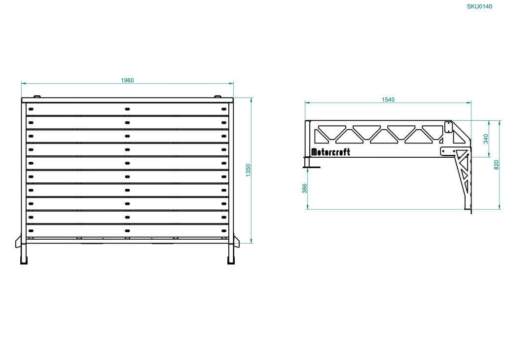 HX60 Roof Rack (SKU 3583)