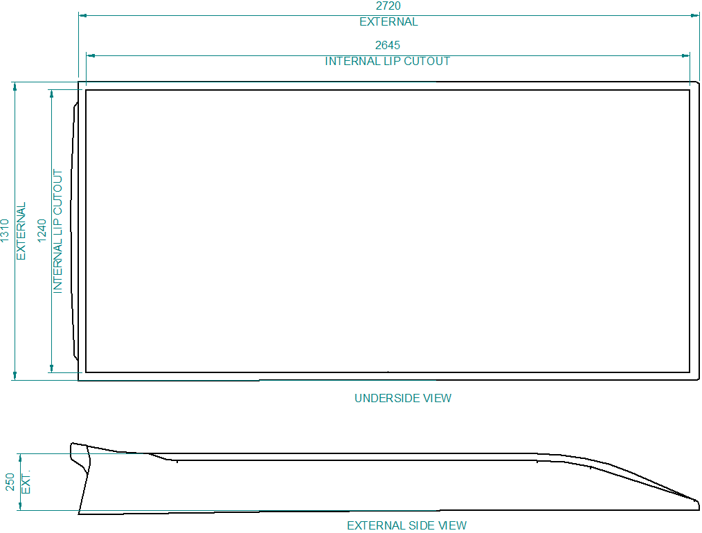 Roof Pod for Crafter 2017≥ & MAN TGE (SKU 0143)