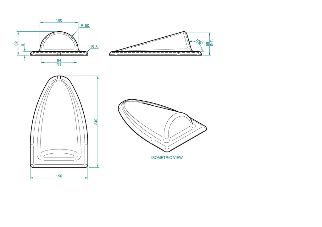 GRP Spotlight Housing (SKU 0226)