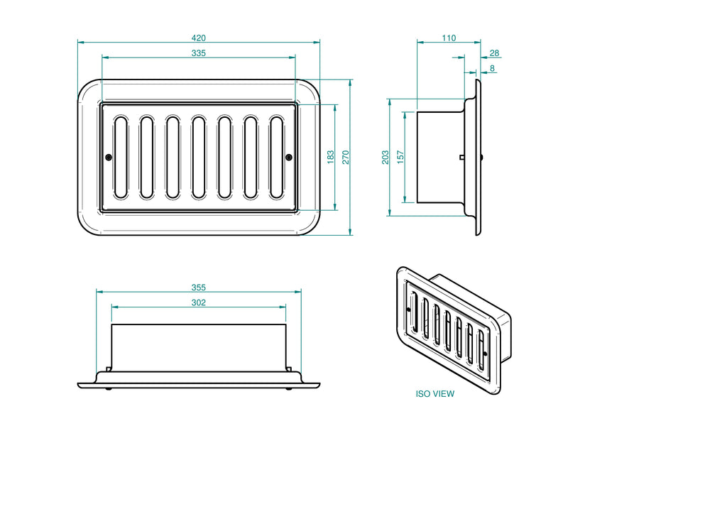 Panel Filter Vent (SKU 0538)
