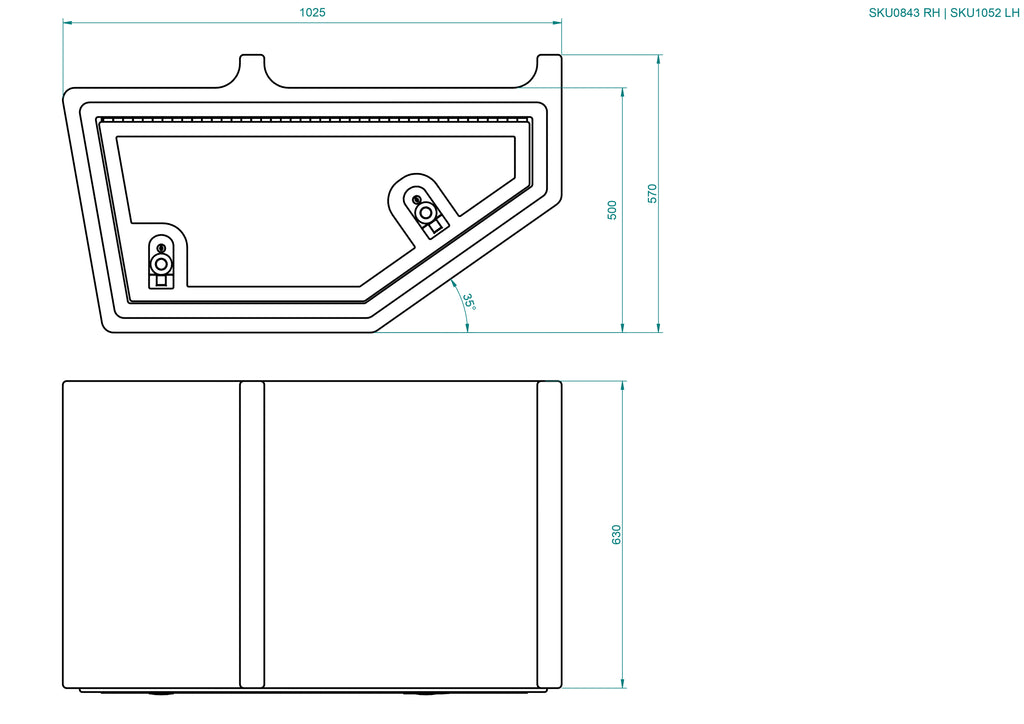 HX60 Rear Tapered Locker (SKU 1053)