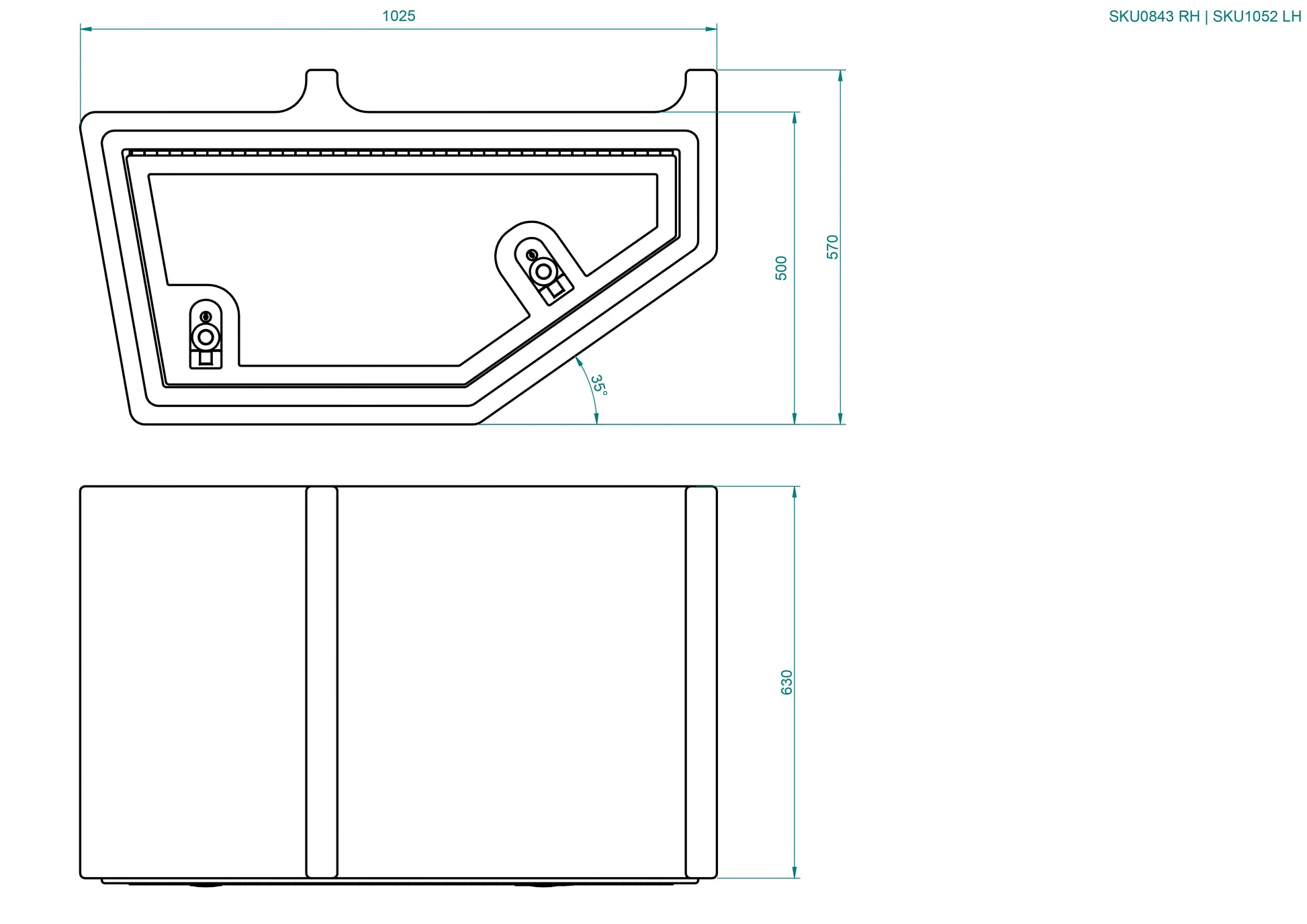 HX60 Rear Tapered Locker (SKU 1053)