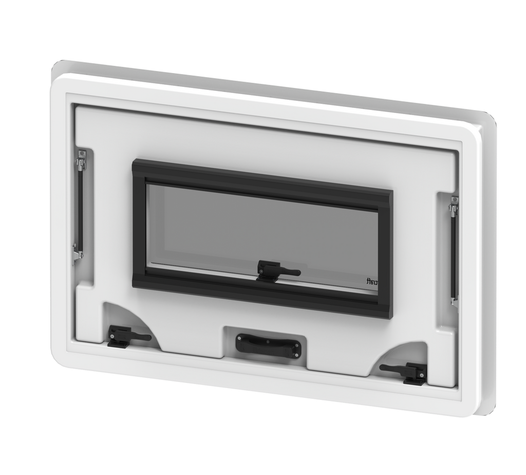 Safari Hatch w/ Opening Window - 1275 x 785mm (SKU 0903)