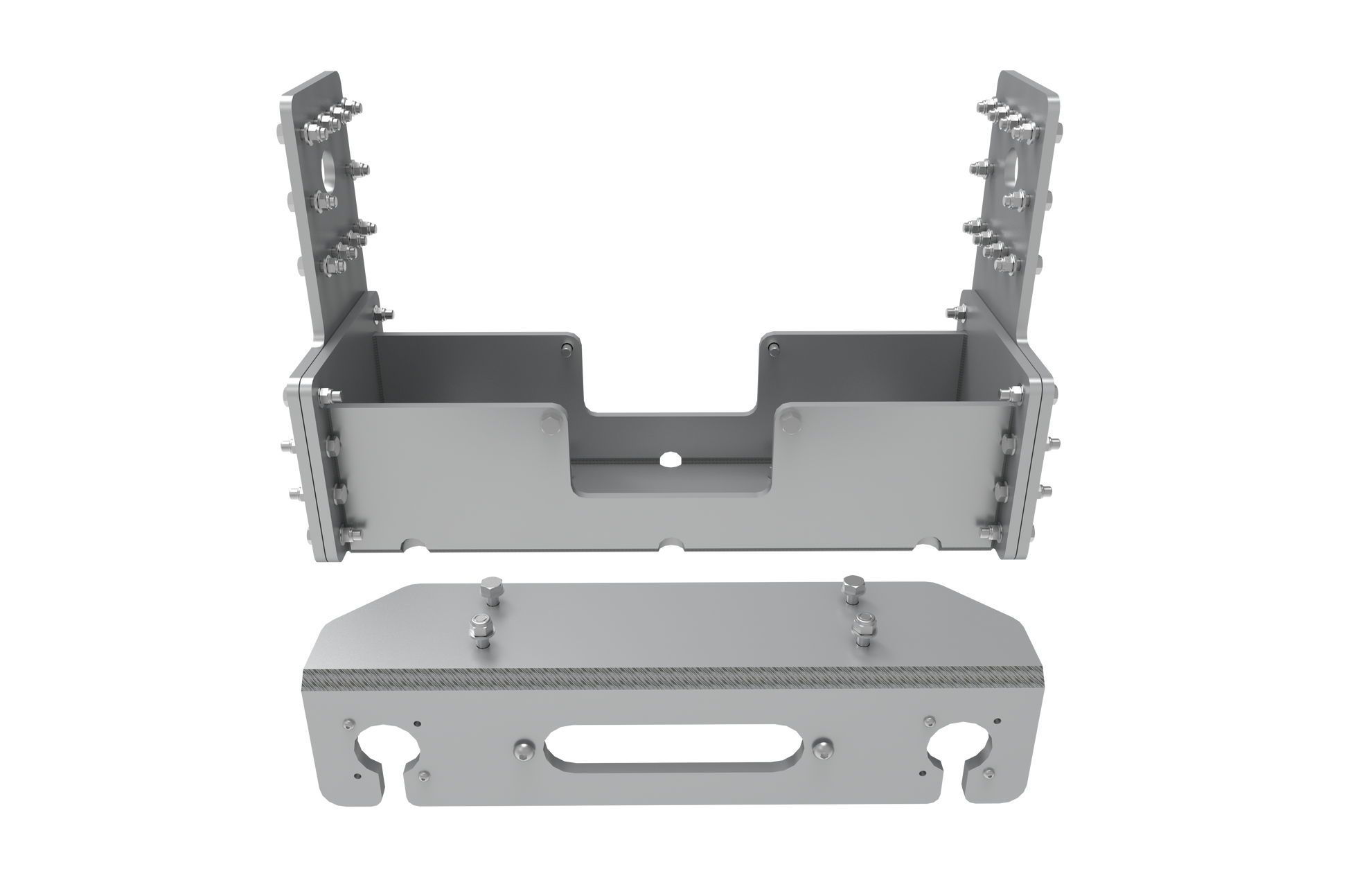 HX60 Rear Winch Mount - Winch not included (SKU 1107)