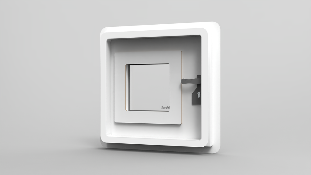 Crawl Through Hatch w/ Window - 610 x 610mm (SKU 3541)