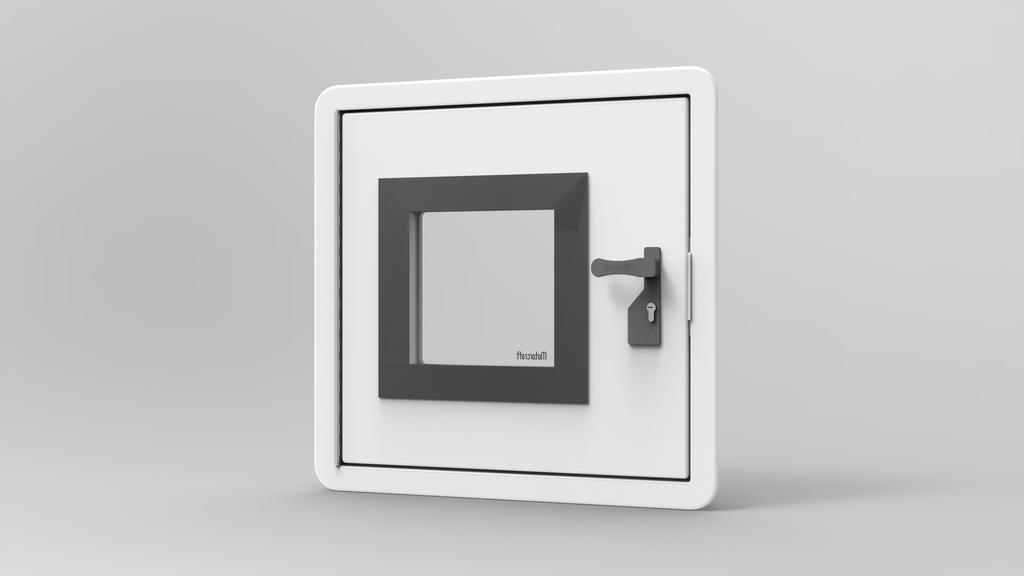 Crawl Through Hatch w/ Window - 610 x 610mm (SKU 3541)