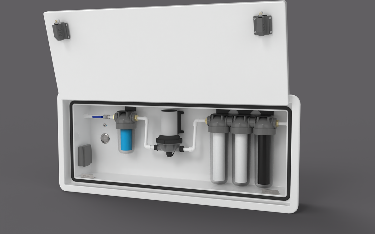 Water Filtration Locker - 1070 x 370mm (SKU 6081)