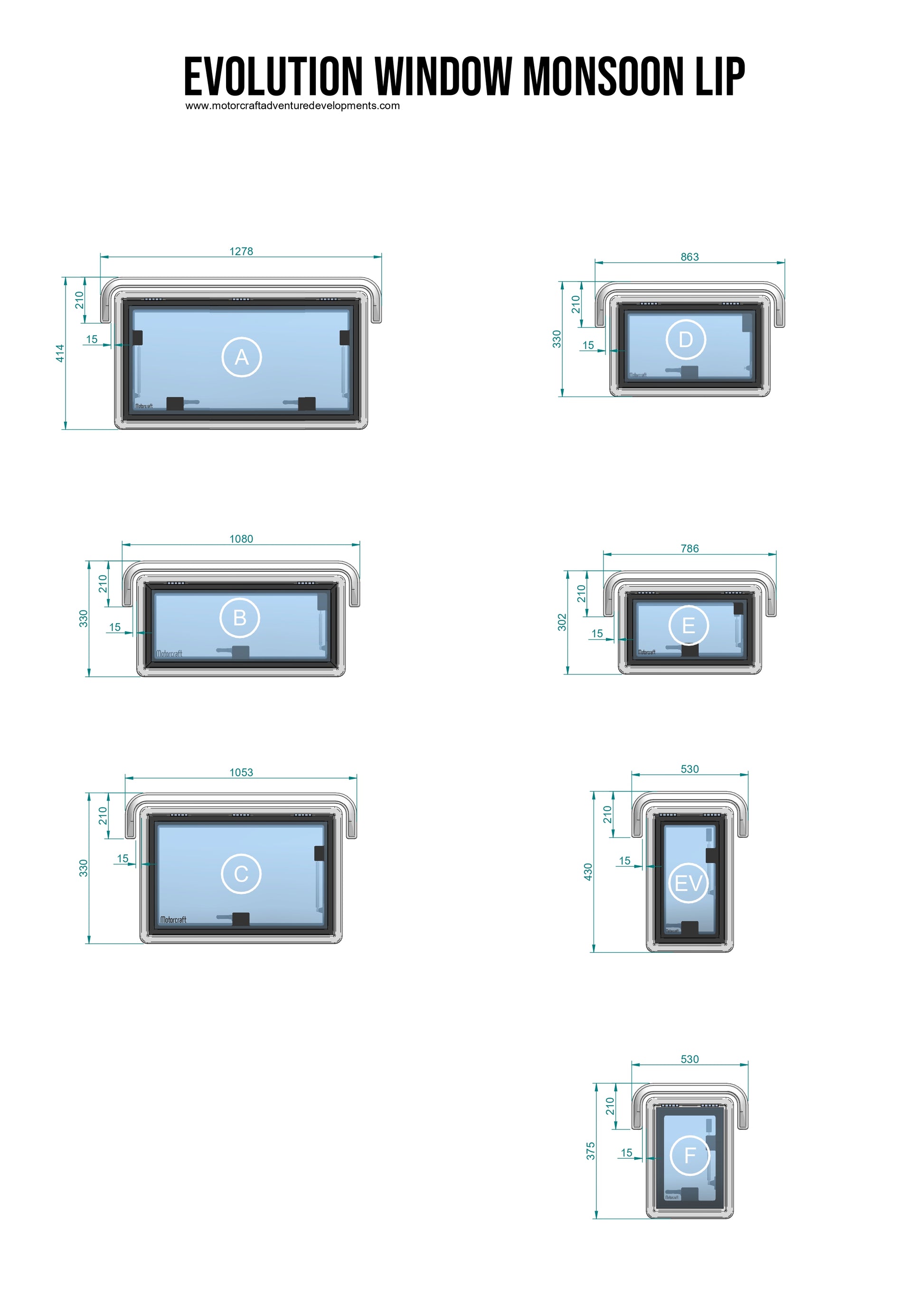 Motorcraft Acrylic Window A (SKU 4844)