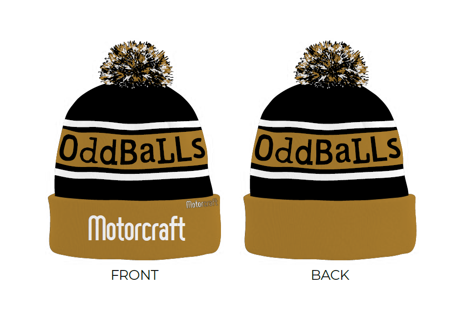 Embroided Bobble Hat (Motorcraft x OddBalls)