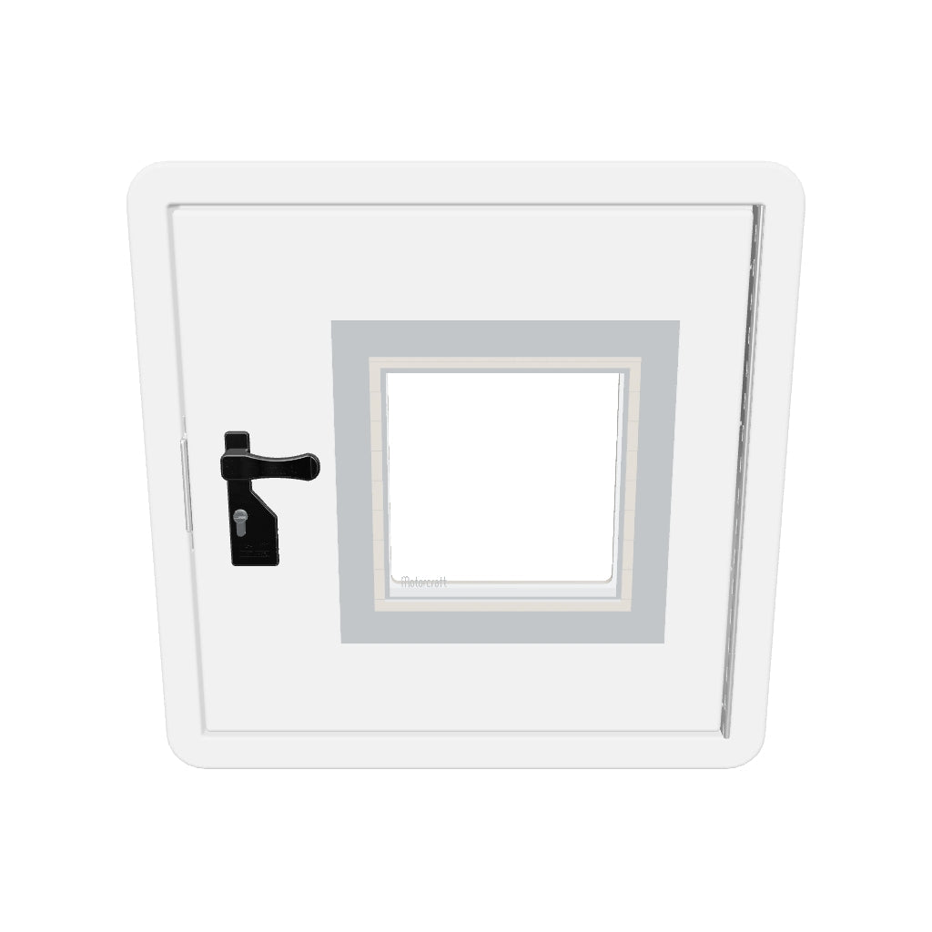 Crawl Through Hatch w/ Window - 610 x 610mm (SKU 3541)