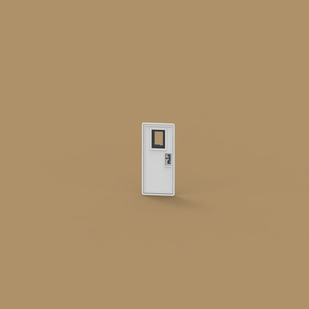 Entrance Door w/ Opening Window - 0.7m (SKU 0821)