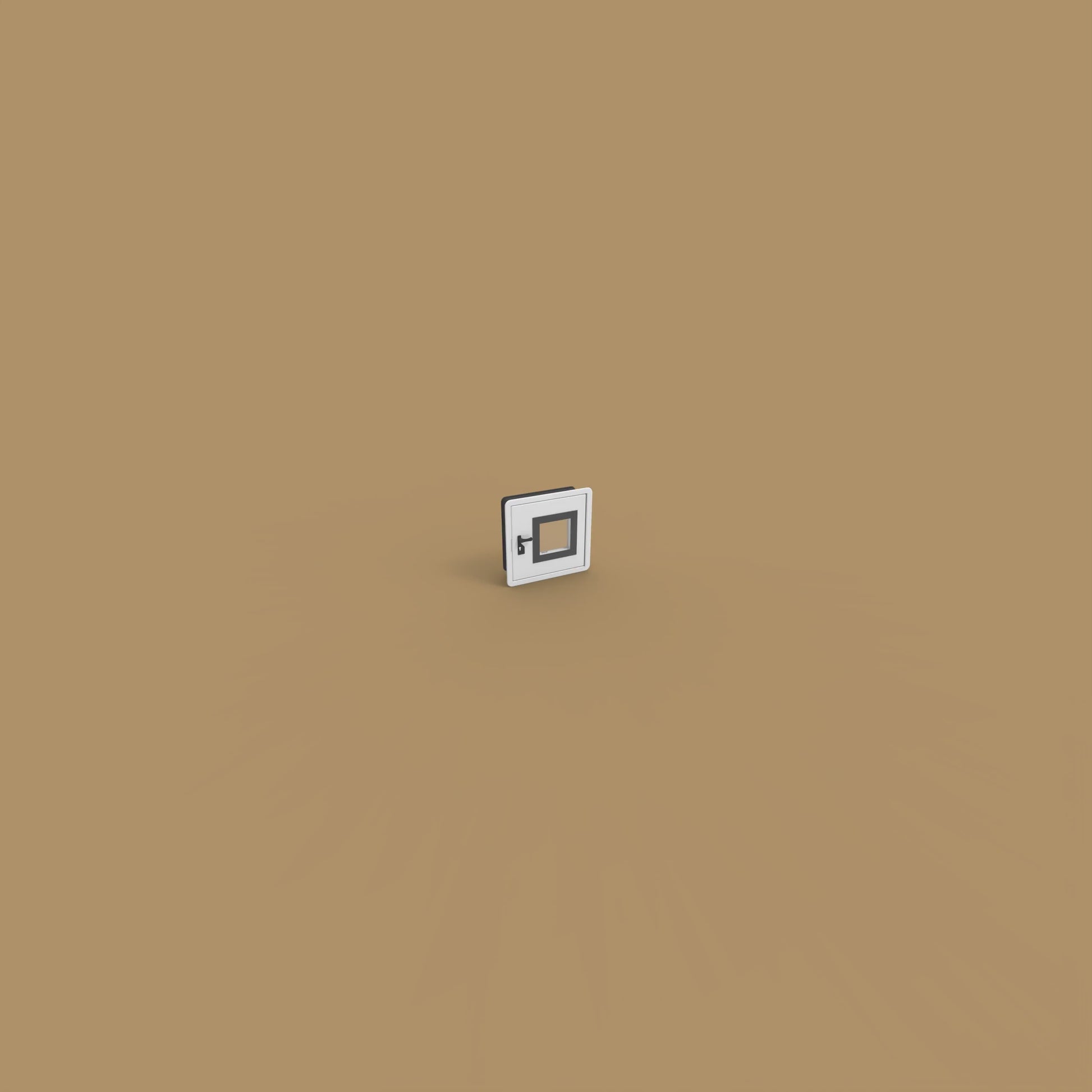 Crawl Through Hatch w/ Window - 610 x 610mm (SKU 3541)