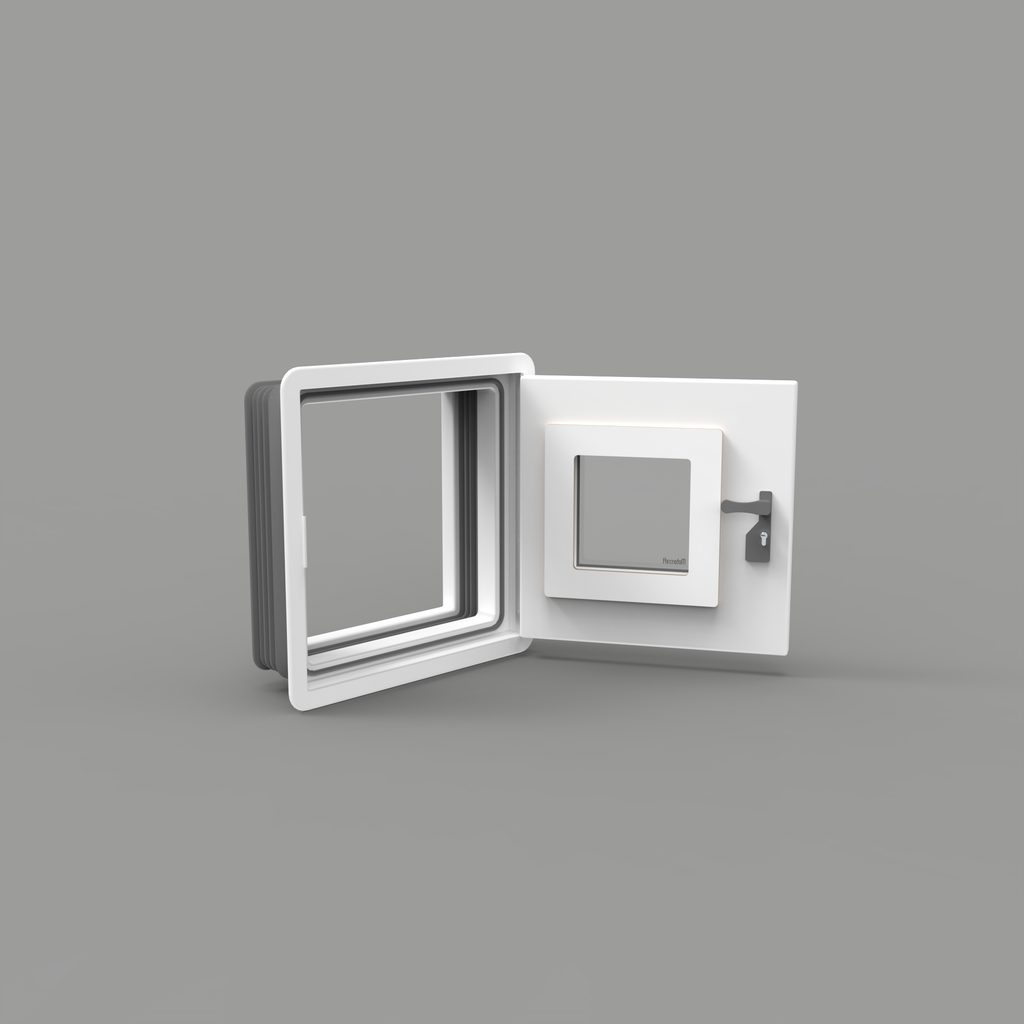 Crawl Through Hatch w/ Window - 610 x 610mm (SKU 3541)